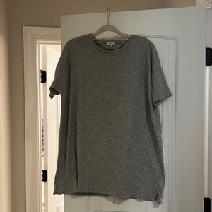 Z supply relaxed slub tshirt mini dress